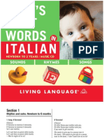 Babys First Words Italian