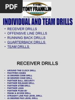 Wide Receiver Power Point Drills | PDF | Ball Games | Sports