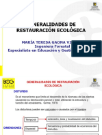 Generalidades de Restauración Ecosistemas