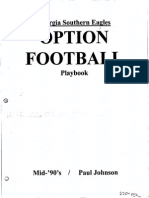 1996 Georgia Southern Option Offense - Paul Johnson