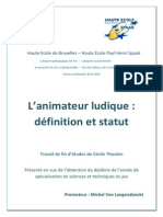 L'animateur Ludique: Définition Et Statut