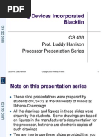 Download Analog Devices Incorporated Blackfin by jeevan432 SN25020956 doc pdf