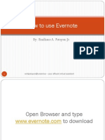Emil - Patayon - How To Use Evernote