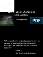 Sports, Social Change and Globalisation