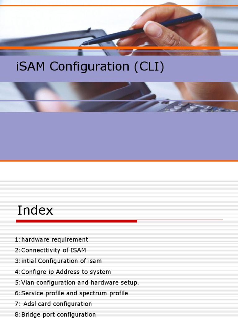 iSAM CLI Configuration Guide | PDF | Digital Subscriber Line | System ...