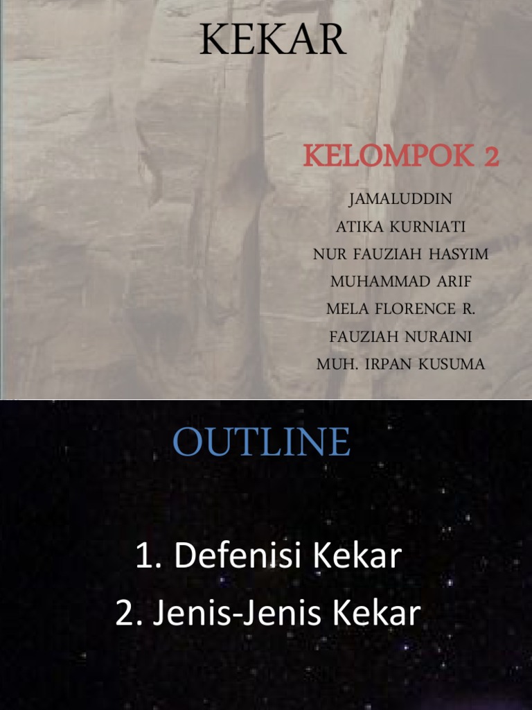 Definisi dan Jenis Kekar Batuan | PDF