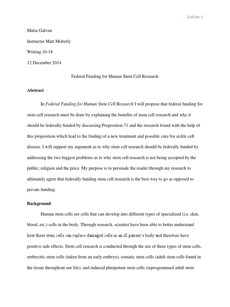 Biology research proposal example image