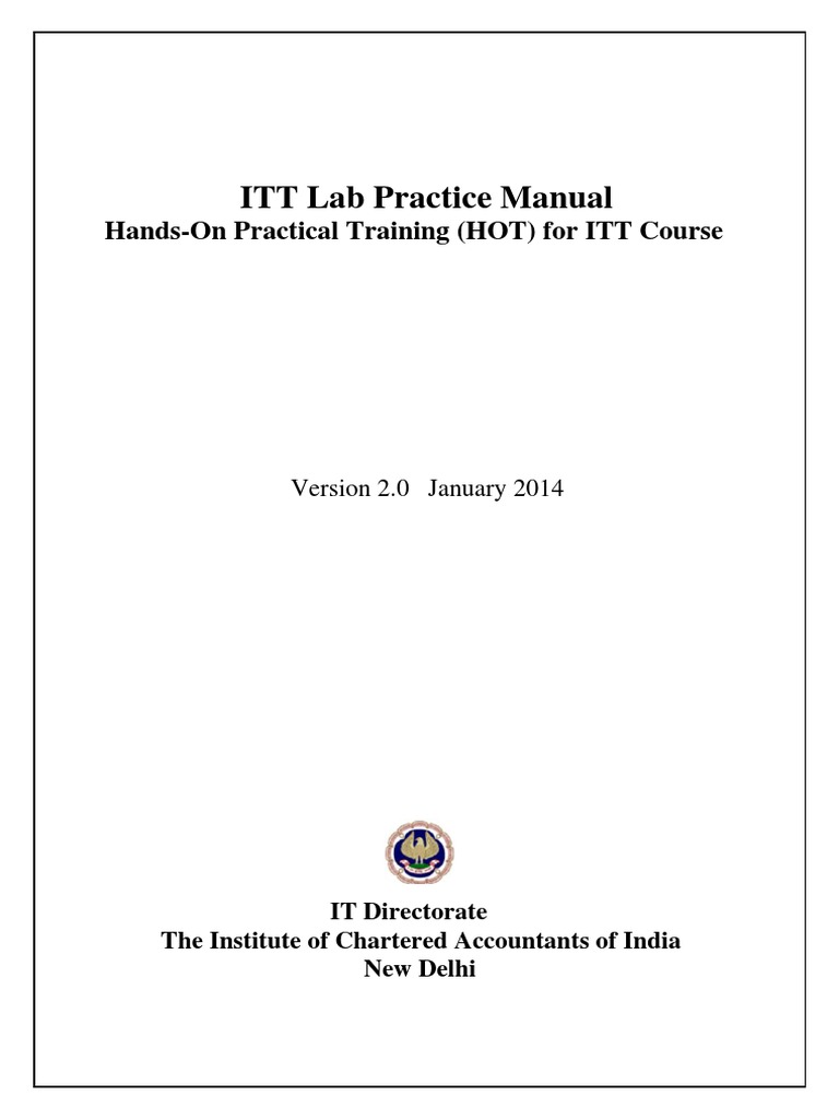 Lab Practice Manual Version-2.0 | PDF | Wireless Lan | Computer Network