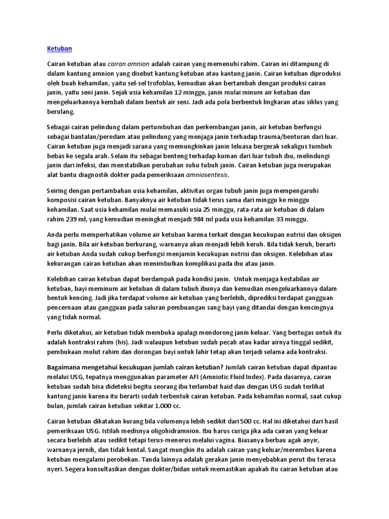 Air Ketuban Pdf