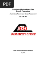 Download Prediction of Embankment Dam Breach Parameters USBR 1998 by Gabriel Omar SN25023850 doc pdf