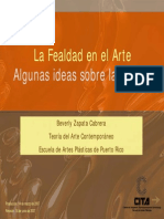 La Fealdad en El Arte