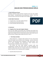 Analisa Perancangan Kerja