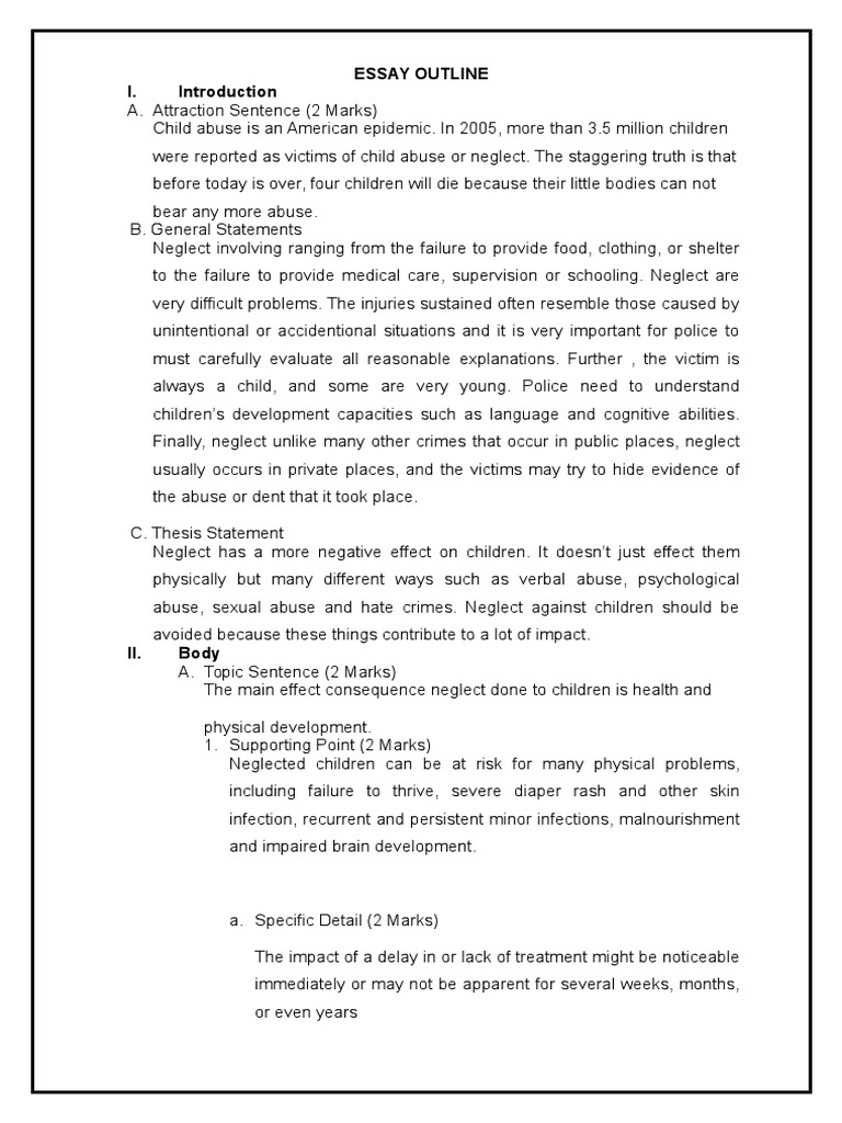 Outline child abuse 04 picture