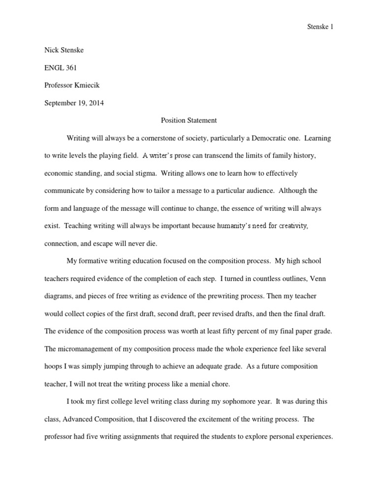 Embracing the Writing Process in Education | PDF | Communication ...