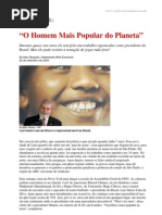 Lula é o político mais popular do mundo