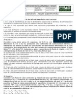 LISTA DE EXERCÍCIOS - PROVAS SUBSTITUTIVAS - Final