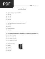 Teste Informática
