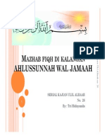 26 - Mazhab Fiqh Di Kalangan Aswaja PDF