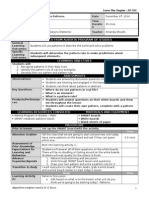 Math Patterns Lesson Plan