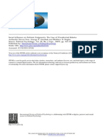 Social Influence on Political Judgments. the Case of Presidential Debates (Political Psychology, 2007)