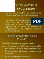 Razones o Indicadores Financieros(Diapositivas