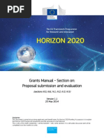 Grants Manual - Section On: Proposal Submission and Evaluation