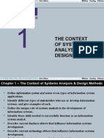 The Context of Systems Analysis and Design Methods: C H A P T E R