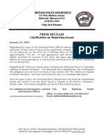 2007 Kirkwood Police press release