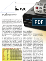 Sonicview SV-360 Elite PVR: Easy To Use PVR Receiver