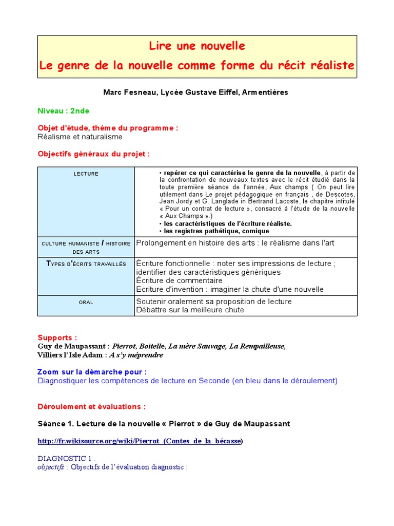 Lire Nouvelle Realiste
