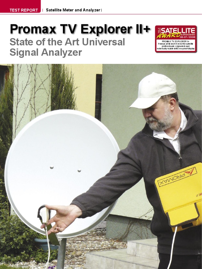 Promax TV Explorer II+: State of The Art Universal Signal Analyzer ...