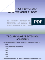 Conceptos Previos A La Importación de Puntos PDF