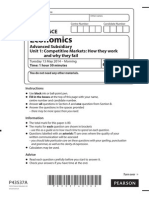 Economics: Pearson Edexcel GCE