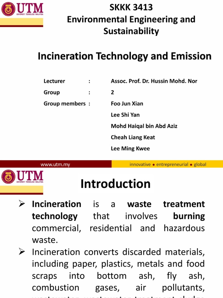 Incinerator and Its Emission | PDF | Incineration | Municipal Solid Waste