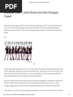 Download Rahasia Cara 3 Artis Korea Ini Diet Dengan Cepat by Solusi Diet SN250342523 doc pdf