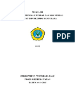 Makalah Analisis Komunikasi Verbal Dan Nonverbal