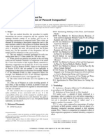 Rapid Determination of Percent Compaction: Standard Test Method For