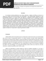 As Contribuições de Dilthey