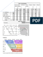 IPA Chart and Places of Articulation