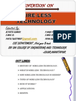 Wireless Technology Report on History, Types and Applications