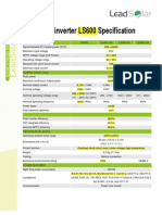 Microinverter LS600 Specification: Input Data (DC) LS600 LS600-AU LS600-EU LS600-NA