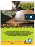 Encuesta Nacional Agrícola 2006 Guatemala