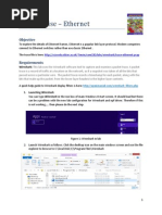 Lab Exercise - Ethernet: Objective