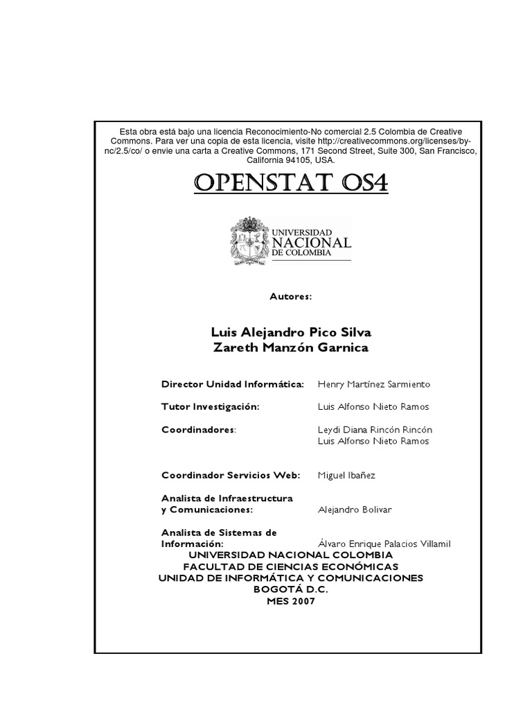 Guía Completa de OpenStat OS4 | PDF | Diferencia | Archivo de computadora