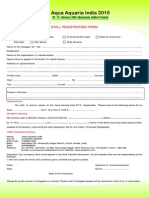 Stall Registration Form Aai 2015