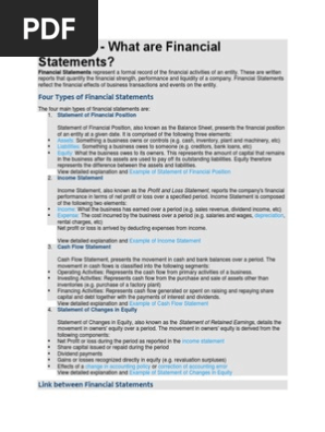 Financial Statements