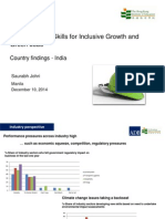 Saurabh Johri- Education and Skills for Inclusive Growth and Green Jobs, Country findings - India