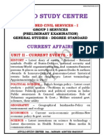 Combined Civil Services - I Current Affairs by Appolo PDF