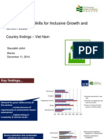 Saurabh Johri - Education and Skills For Inclusive Growth and Green Jobs, Country Findings - Viet Nam