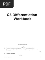 C3 Differentiation Workbook